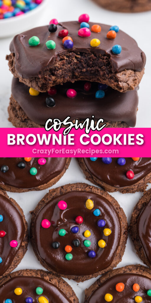 Cosmic Brownie Cookies - Crazy For Easy Recipes